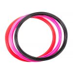 Кільця спортивні 12 шт (4 Червоні+4 Рожеві+4 Чорні)