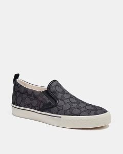 Мокасини Coach 1941 Black Jacuard Skate Slip-On Sneakers