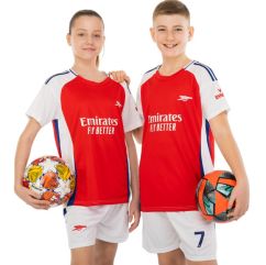 Футбольна форма дитяча з символікою футбольного клуба ARSENAL домашня 2025 CO-4608, Цвет Красный, Ра