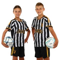 Футбольна форма дитяча із символікою футбольного клубу JUVENTUS домашня 2024 CO-7193, Цвет Белый, Ра