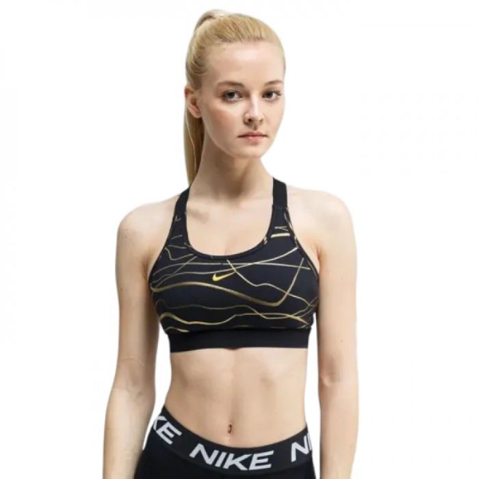 Топ Nike W NK SWSH BD ICNCLSH M AOP BRA