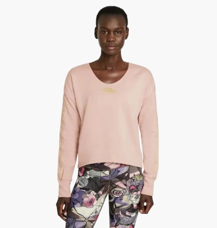 Лонгслів Nike Long Sleeve Top Dusty Rose W