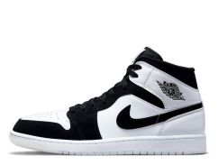 Кросівки AIR JORDAN 1 MID SE WHITE/BLACK