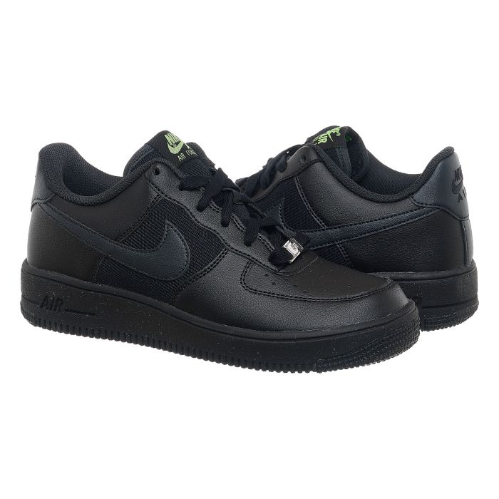 Кросівки Nike Air Force 1 Low Crater Gs Triple Black