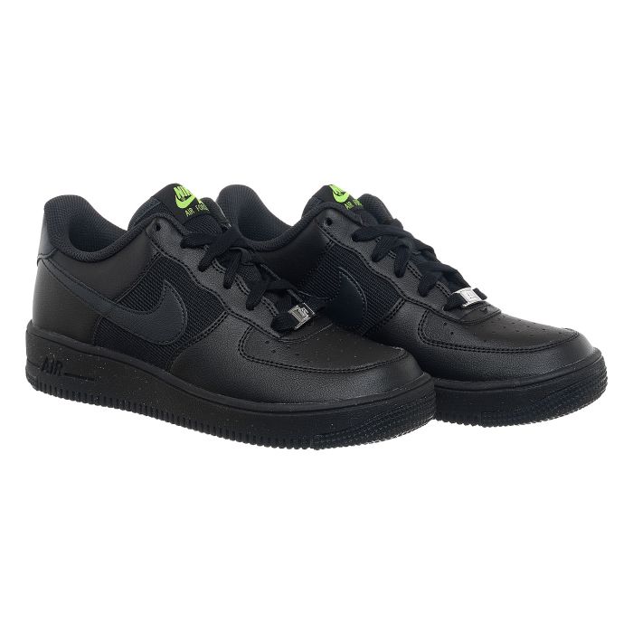 Кросівки Nike Air Force 1 Low Crater Gs Triple Black