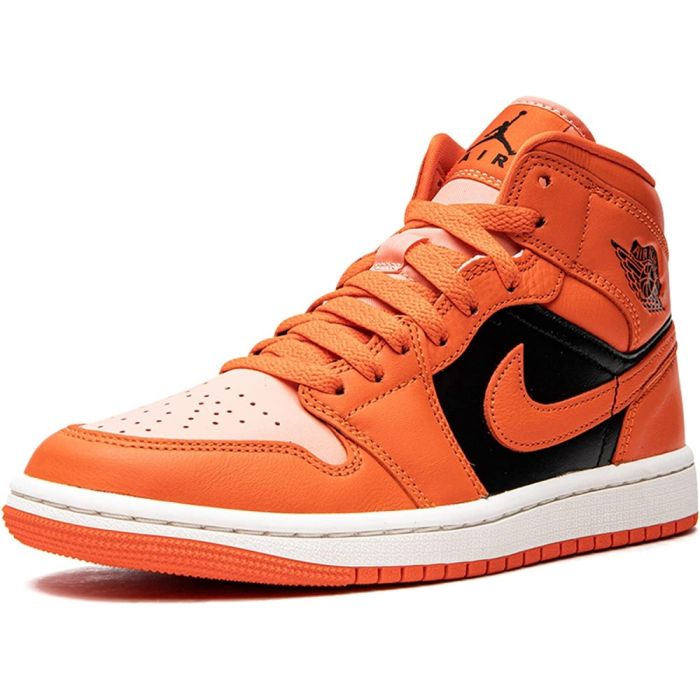 Кросівки Air Jordan 1 Mid "Orange" Orange/Black