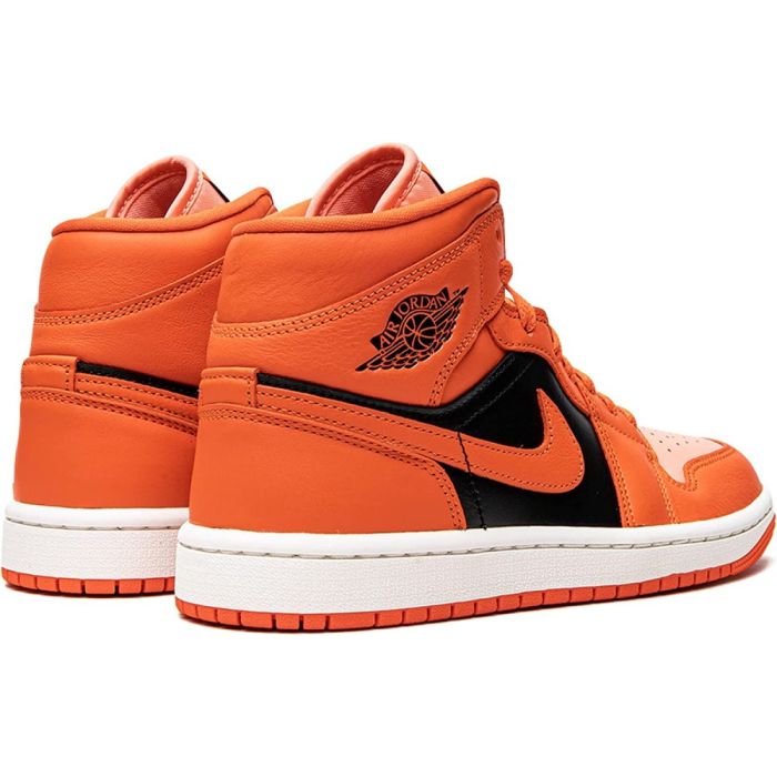 Кросівки Air Jordan 1 Mid "Orange" Orange/Black