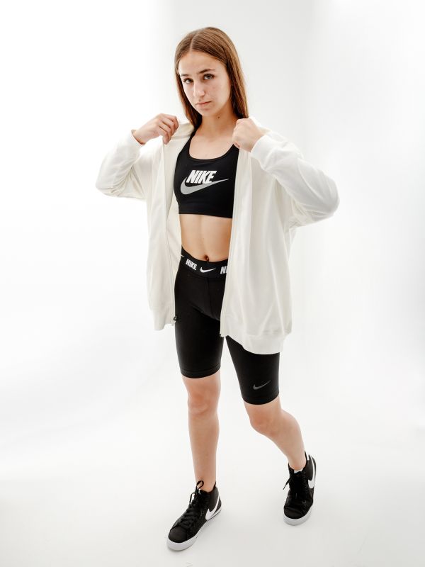 Кофта Nike W NSW JRSY OS FZ HOODIE