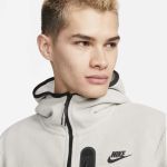 Куртка чоловіча Nike Sportswear Tech Fleece Men S Full-Zip Winterized Hoodie Beige Dq4801-016