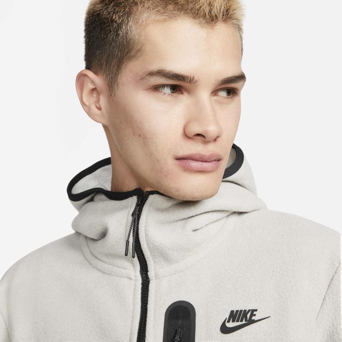 Куртка чоловіча Nike Sportswear Tech Fleece Men S Full-Zip Winterized Hoodie Beige Dq4801-016