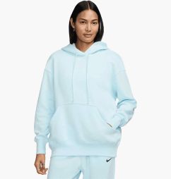 Худі жіноче Nike Sportswear Phoenix Fleece Light Blue