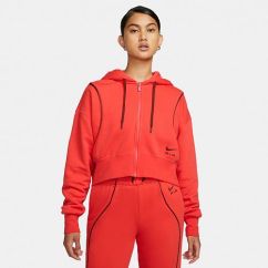Кофта жіночі Nike Nsw Full-Sip Air Fleece Hoodie (DQ6579-696)