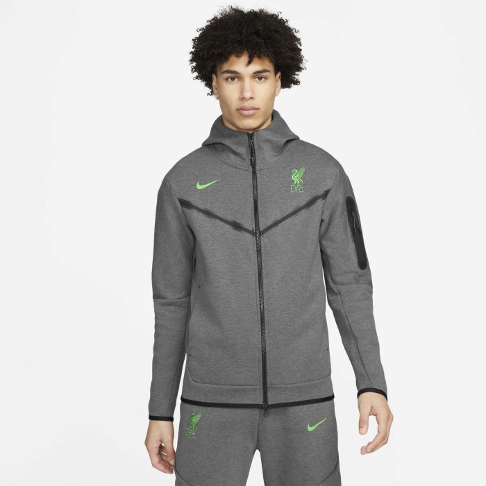 Вітровка чоловіча Nike Liverpool F.C. Tech Fleece Windrunner Grey