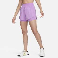 Шорти жіночі Nike One Dri-Fit High-Rise 3In 2In1 Short Violet