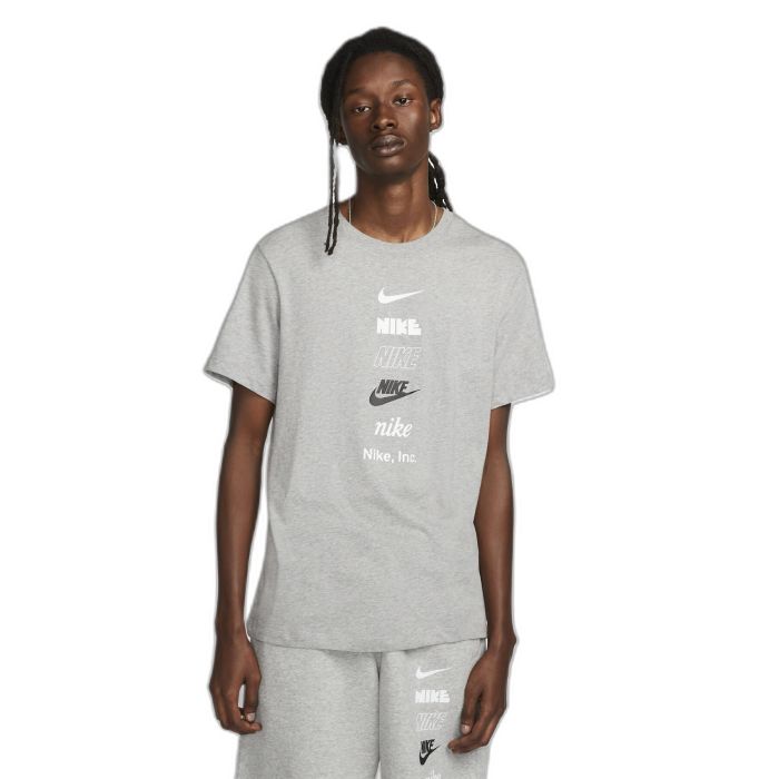 Футболка чоловіча Nike Club Logo Tee Grey
