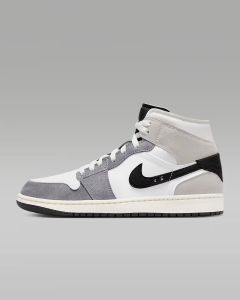 Кросівки AIR JORDAN 1 MID SE CRAFT WHITE/GREY