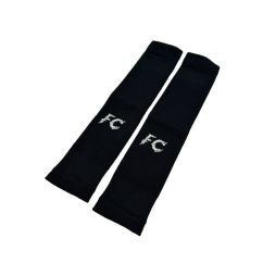 Гетри футбольні "FC" обрізані (чорний) F2024-167
