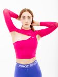 Топ з довгим рукавом Nike LS TOP CROPPED NVT