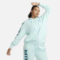 Толстовка жіноча Nike W Nsw Air Fleece Os Fz Hd Turquoise