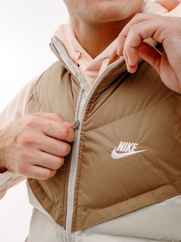 Жилетка чоловіча Nike Storm-Fit Windrunner Beige/White