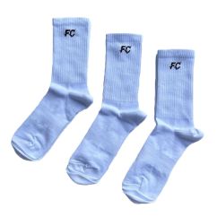 Шкарпетки спортивні високі "FC" FC1107-1001/3 білий 3пари, Цвет Белый, Размер (Европа) - 32-35