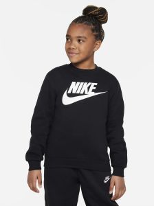 Толстовка Nike K NSW CLUB FLC CREW LS HBR