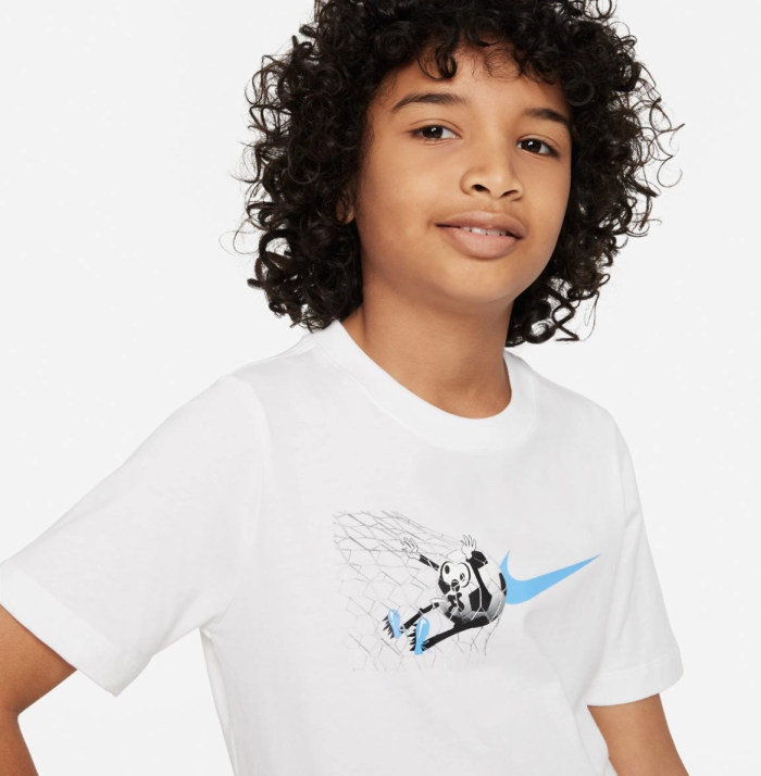 Футболка підліткова K NSW TEE SOCCER BALL FA23 FD3974-100 Nike XL Білий