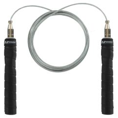 Скакалка швидкісна Кроссфіт з підшипником та сталевим тросом PROESCE FI-1945-BK, Цвет Чёрный, Размер