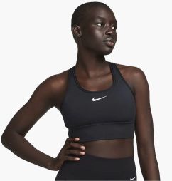 Топ Nike Dri-Fit Swoosh Medium Support Longline Bra Fn2728-010 (Оригінал)