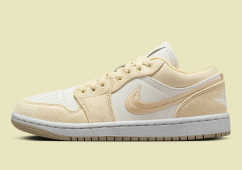 Кросівки Жіночі Air Jordan 1 Low Se Beige/white