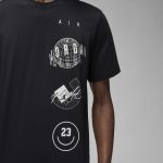 Футболка чоловіча Air Jordan Brand Logo Stack Black