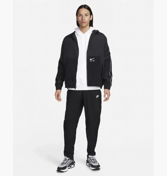 Костюм Nike Air Neylon (чорно-червоний)