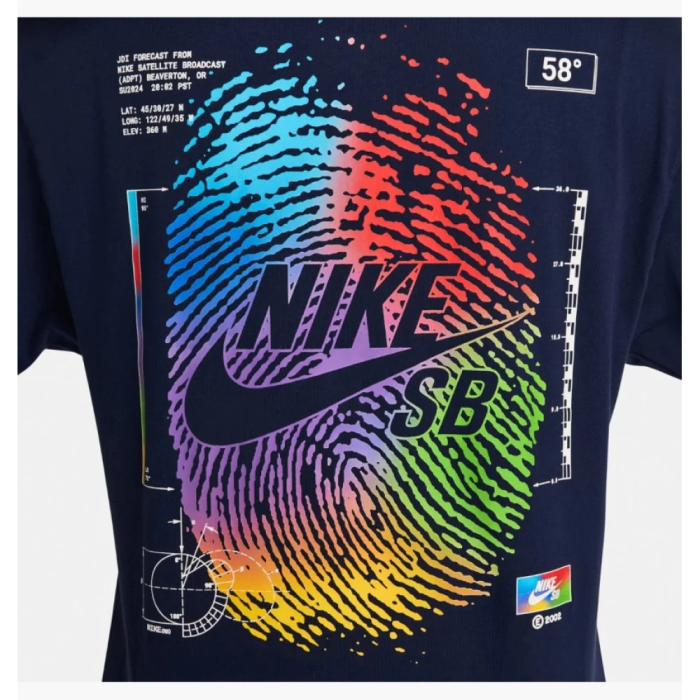 Футболка Nike SB (темно-синя)