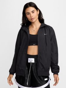 Олімпійка жіноча Nike Sportswear Classic Wovens Loose Uv Hooded Jacket Black