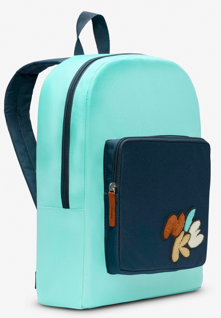 Рюкзак Nike Y NK CLASSIC BKPK - BUBBLE 16L бірюзовий, темно-синій Діт 38x28x13 см