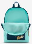 Рюкзак Nike Y NK CLASSIC BKPK - BUBBLE 16L бірюзовий, темно-синій Діт 38x28x13 см