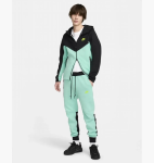 Костюм Nike Tech Fleece (чорно-м`ятний)