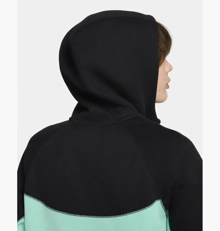 Костюм Nike Tech Fleece (чорно-м`ятний)