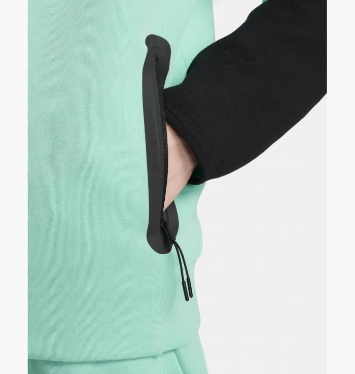 Костюм Nike Tech Fleece (чорно-м`ятний)