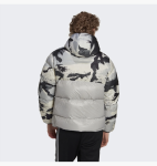 Пуховик Adidas Down Regen Camo Hooded Puffer Jacket Grey