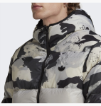 Пуховик Adidas Down Regen Camo Hooded Puffer Jacket Grey