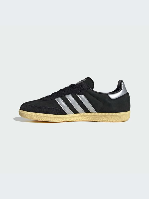 Кросівки adidas Samba OG "Core black / Metallic silver / Almost yellow"