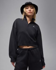 Кофта жіноча Nike Brk Flc Qz Top Black