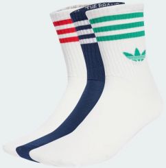 Шкарпетки Adidas 3S CREW S 3P білий, темно-синій Уні L (43-45)