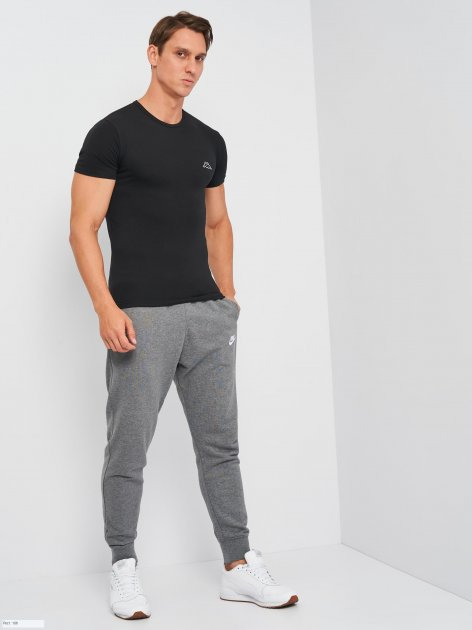 Футболка Kappa T-shirt Mezza Manica Girocollo антрацит Чол L