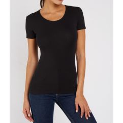 Футболка Kappa T-shirt Mezza Manica Girocollo чорний Жін L