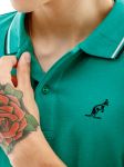 Футболка поло AUSTRALIAN 2-STRIPE PIQUE' POLO - R-FIT