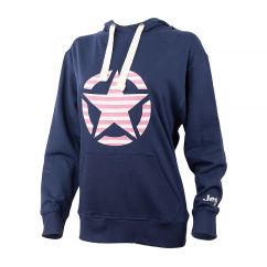 Худі JEEP HOODED OVERSIZE SWEATSHIRT STAR Striped Print