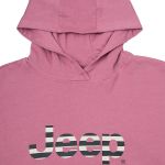 Кофта JEEP HOODED CROPPED SWEATSHIRT Striped Print