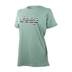 Футболка JEEP T-SHIRT OVERSIZE Striped Print Turn